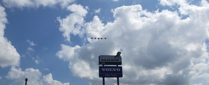 Airforce Thunderbirds Flyover Austin