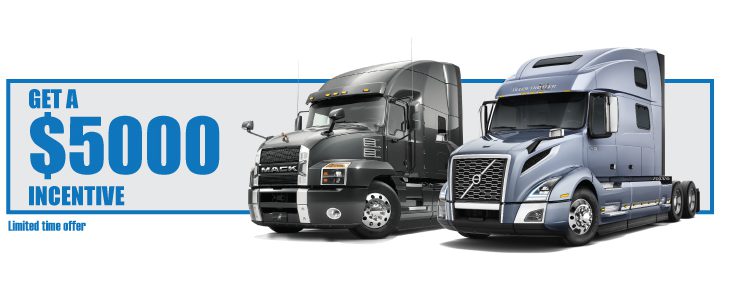 New Mack and Volvo Incentives