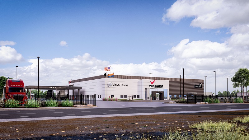 Architectural rendering of new Vanguard facility in Tolleson AZ
