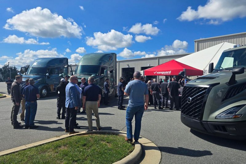 Guest reviewing the All-New Volvo VNL's